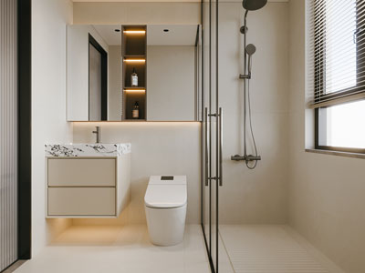 现代卫浴间 洗手间