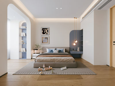 现代卧室 儿童房 男孩房