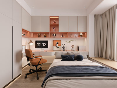 现代榻榻米卧室