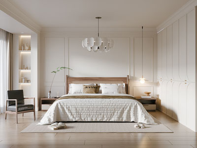 法式奶油风卧室