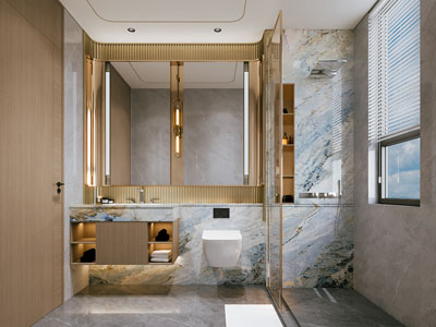 现代轻奢卫浴间 洗手间