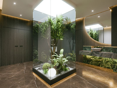 现代室内景观园艺小品