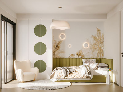 现代卧室 儿童房