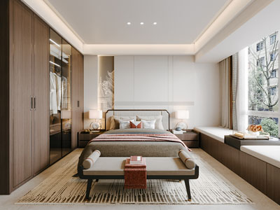 新中式卧室