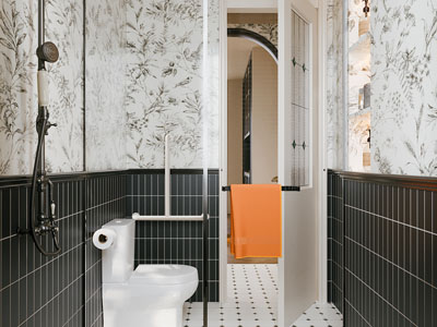 法式卫浴间 洗手间