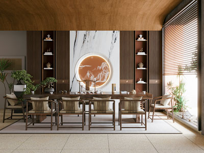 新中式中古餐厅