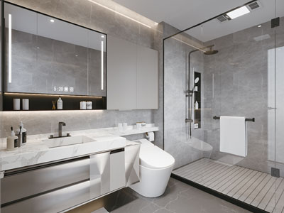 现代卫浴间 洗手间