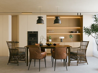 现代中古风餐厅