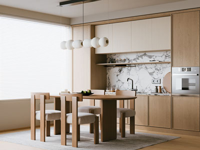 现代中古风餐厅