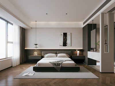 现代卧室