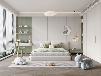 现代卧室 儿童房