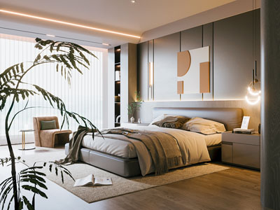 现代卧室