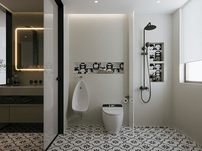 法式卫浴间 洗手间