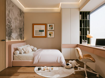 现代卧室 儿童房