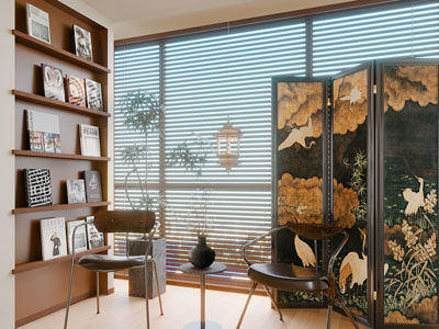 现代中古风书房 休闲室