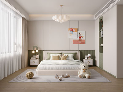 现代卧室 儿童房