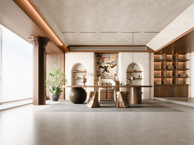侘寂风茶室