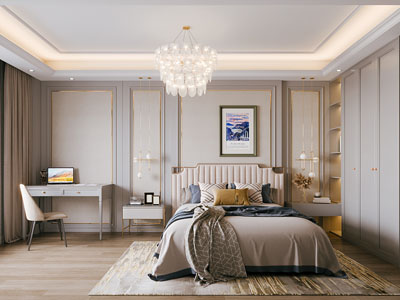 现代轻奢卧室
