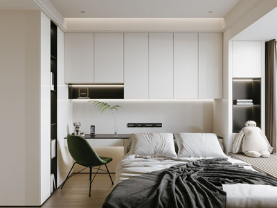 现代榻榻米卧室