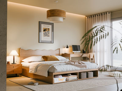 北欧中古风卧室