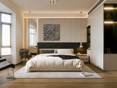 现代卧室