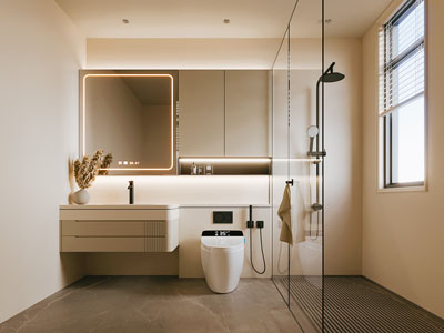 现代卫浴间 洗手间