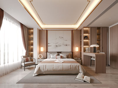 新中式卧室