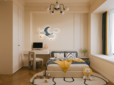 现代卧室 儿童房