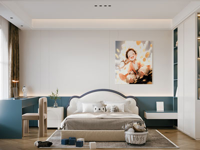 现代卧室 儿童房