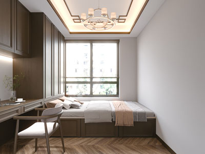 新中式榻榻米卧室