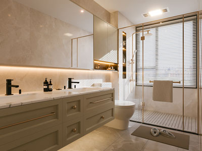 现代轻奢卫浴间 洗手间