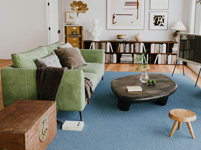 现代中古风客厅