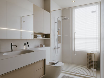 现代卫浴间 洗手间