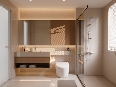 现代卫浴间 洗手间