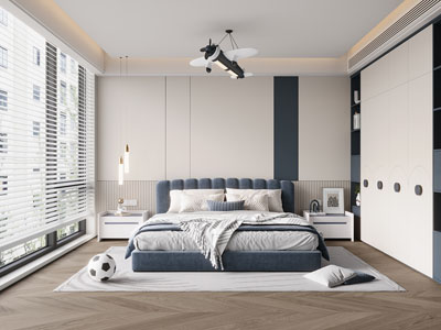 现代卧室 儿童房 男孩房