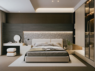 现代卧室