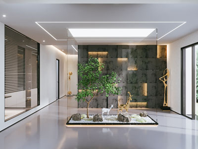 现代室内景观园艺小品