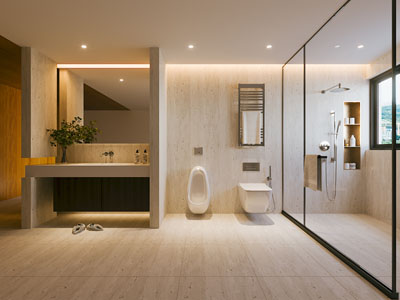 现代卫浴间 洗手间