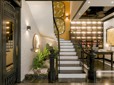 法式楼梯间书房