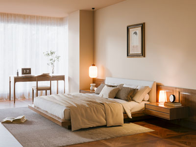 现代中古风卧室