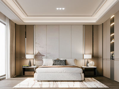 新中式卧室