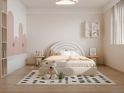 现代卧室 儿童房 公主房 女儿房