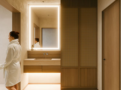 侘寂风卫浴间 洗手间