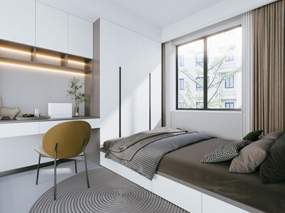 现代榻榻米卧室