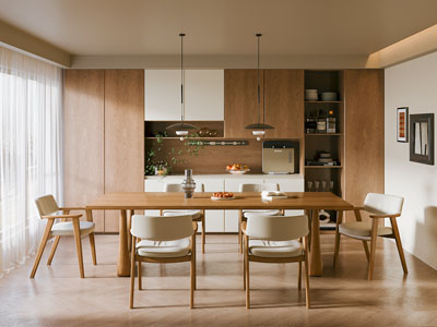 现代原木风餐厅