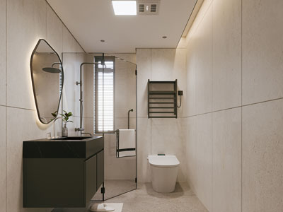 现代卫浴间 洗手间