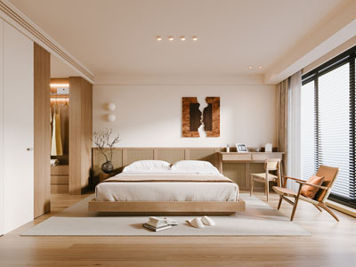 侘寂风卧室