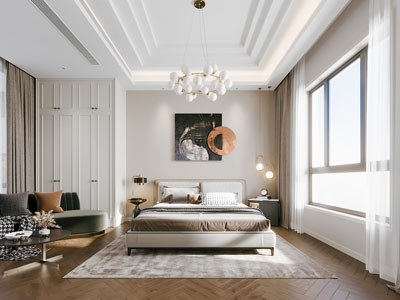 简欧卧室