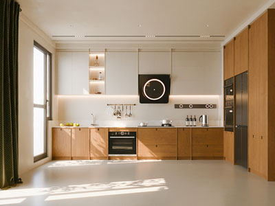 现代中古风厨房