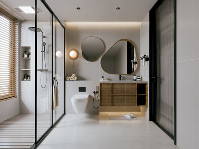 现代卫浴间 洗手间